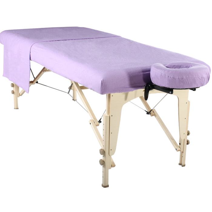 Massage Table Sheet Set - Cotton Flannel