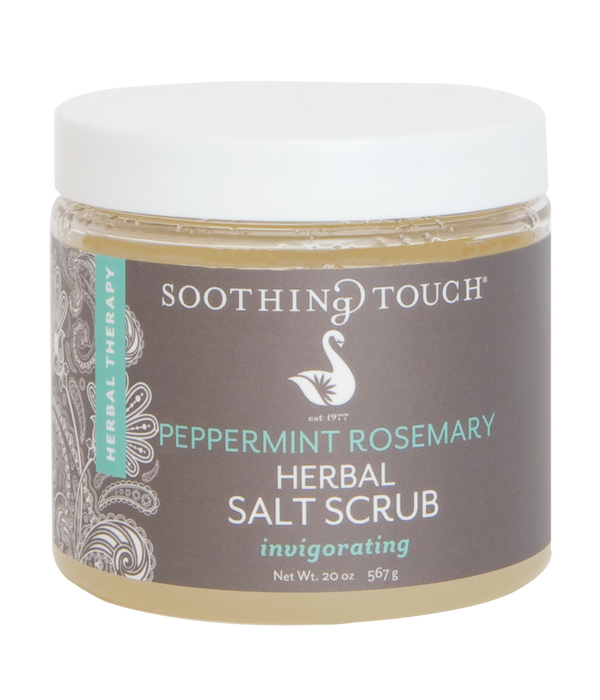 Soothing Touch Peppermint Rosemary Herbal Salt Scrub