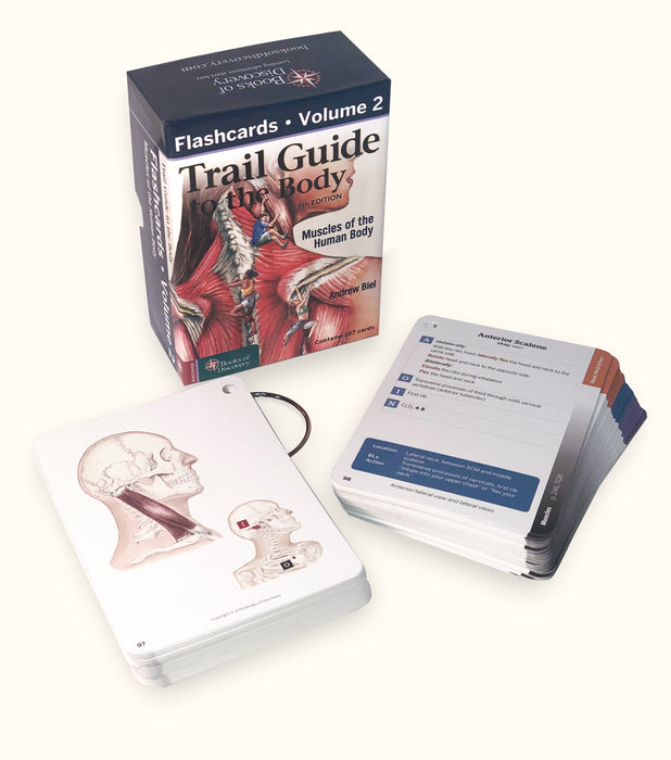 Trail Guide to the Body Flashcards, 6th Edition, Volume 2