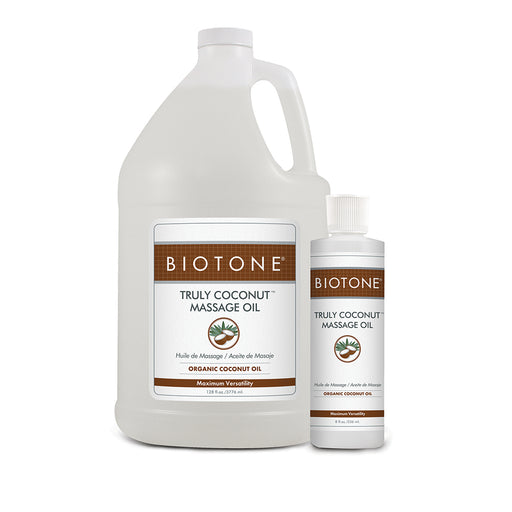 Biotone Truly Coconut Massage Oil - with Organic Coconut